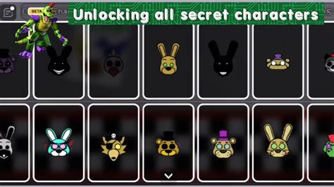 fredbear's mega roleplay secret characters|how to get all secret characters in Fredbear's Mega Roleplay.